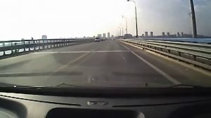Авария на мосту в Волгограде 10.08.2013