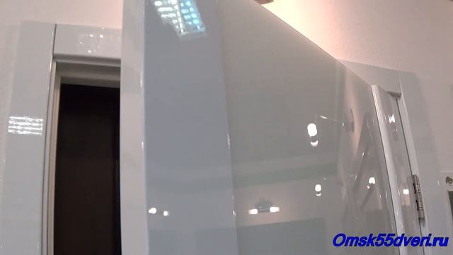 omsk55dveri.ru Сан-Ремо-1 Глянец белый Стекло триплекс белый межкомнатная дверь смотреть онлайн
