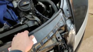 Как достать вентиляторы  audi a6 c6 2.7-3.0 TDI