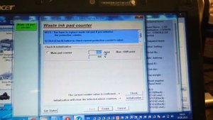 Принтер Epson L355 Не печатает выдает ошибку Требуется техническое обслуживание