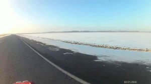 1000 км зимой на  HONDA GOLD WING 1500, GL1500 SIDECAR