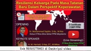 JADWAL WEBINAR GRATIS SKP PPNI, tgl 2 & 4 AGUSTUS 2020 #ppni, #webinarppnigratis