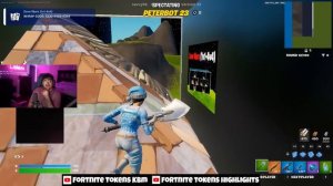 PETERBOT vs REET😳 [FORTNITE TOKEN/WAGER]