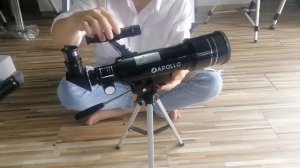 Kính thiên văn giá rẻ dưới 1 triệu - Khúc xạ Apollo D70F400