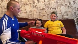 Nerf-РАСПАКОВКА! ОБЗОР И РАСПАКОВКА НОВОГО НЕРФ Mega AccuStrike Series *Thunderhawk*