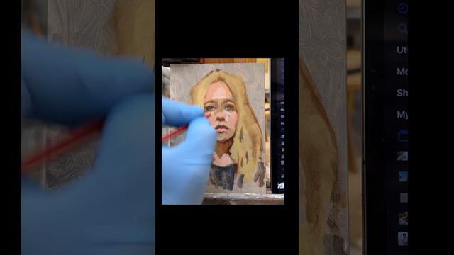 juno temple oil painting