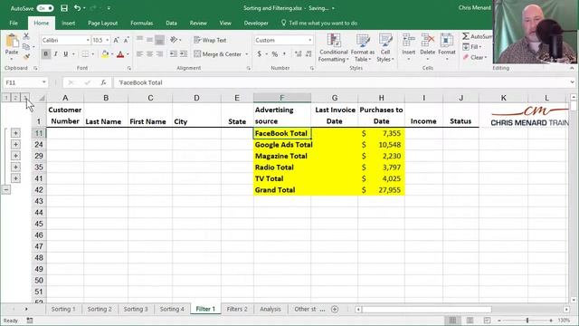 Excel Subtotals with Conditional Formatting by Chris Menard смотреть онлайн