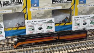 N Scale Kato GS-4 4-8-4 SP "Daylight" with LokSound Select Micro with New Full Throttle Sound File