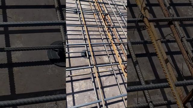 Армирование монолитной плиты перекрытия.