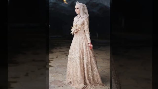 Мусульманские Свадебные Платья дизайн 2018-2019 - Muslim Wedding Dresses 2018-2019 Design смотреть онлайн
