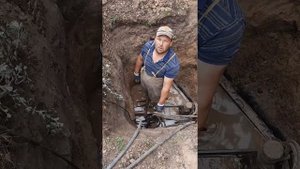 Прокол мини ГНБ установкой с приямка в приямок