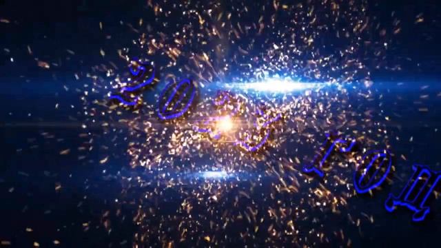 Креативная видеозаставка 2023 Год. Новогодний футаж. Оригинальная анимация