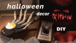 Идеи декора на Хэллоуин | Halloween decor | Украшаем комнату