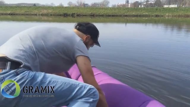 Gramix.Ru Надувной лежак (диван) - Биван, Ламзак, Lamzac Hangout смотреть онлайн