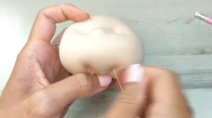 DIY: ГОЛОВА & ЛИЦО  КУКЛЫ В Технике Стягивания ?Come Realizzare TESTA e VISO per BAMBOLA di Stoffa