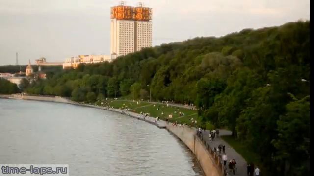 Вид с Метромоста в строну РАН смотреть онлайн