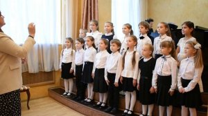 Хоровая группа "Акварельки"
Г.Струве " Веселая песенка"