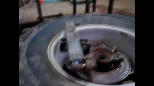 поворотные кулаки | ход подвески | самодельный квадроцикл | из ОКИ | 4х4 | туйжуг смотреть онлайн