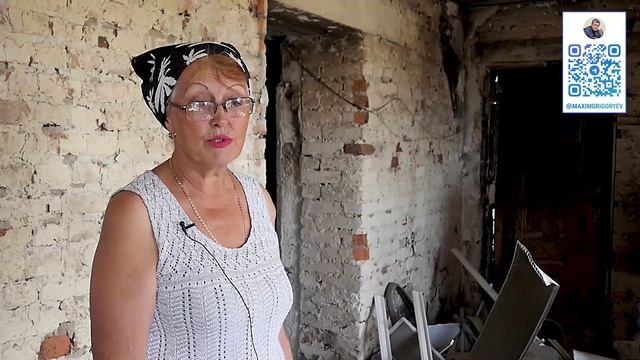 Наталья Стоянова рассказывает, как погибла ее соседка от украинского обстрела из танков