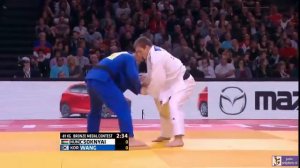 Judo 2016 Grand Slam Paris: Csoknyai (HUN) - Wang (KOR) [-81kg] bronze