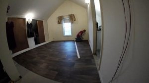 Overhaul of the bedroom flooring with Vinyl/Linoleum Pt1