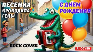 Песенка крокодила Гены (С днем рождения!) (Ai cover) - Rock Cover