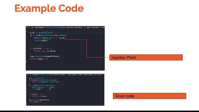 Secure Code -  SQL Injection (how it works)