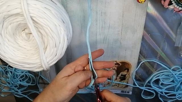 DIY Превращаем толстую трикотажную нить в тонкую/Толщина трикотажной пряжи/ASMR Yarn Balls