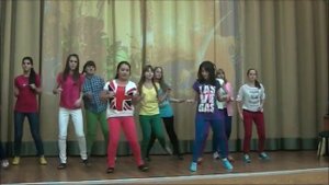 Мы вместе танец 7 8 классов школы 1034 города Москвы на День учителя
