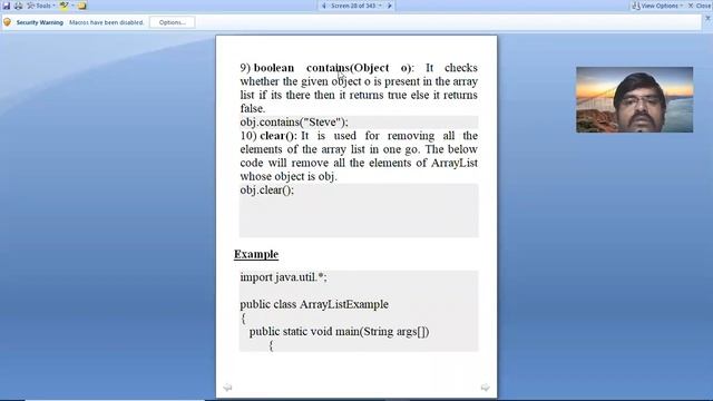 UG IV Sem Computer Science ArrayList in DS using Java смотреть онлайн