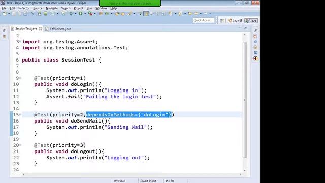 testing tutorial with selenium Webdriver