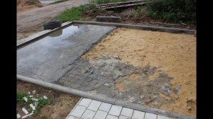 Укладка брусчатки " старый арбат". На бетонное основание. Часть 1.