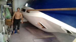 Строительство яхты.