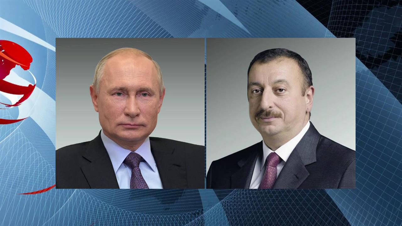 Владимир Путин поздравил президента Азербайджана Ильхама Алиева с днем рождения