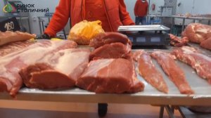Обзор цен на мясо. Рынок Столичный. 13.11.19