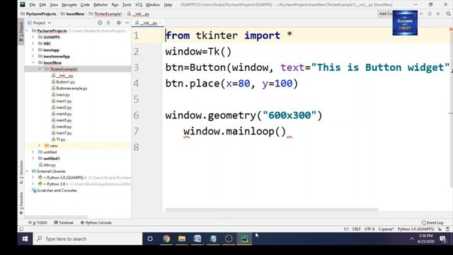 #Python #MachineLearning #Pythonjobs  Python Tutorial for Beginners  Learn Python Tkinter GUI
