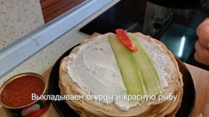 РУЛЕТИКИ из БЛИНЧИКОВ - отличный вариант закуски для ПРАЗДНИКА!