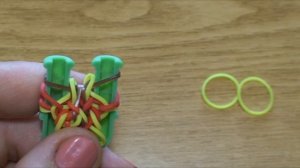 Браслет МЕЧТА из резинок на рогатке