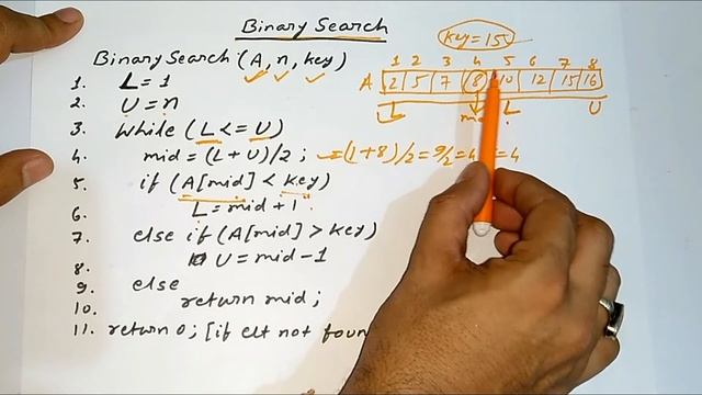 Data Structure and Algorithm Tutorial #8: Binary Search Algorithm with Example