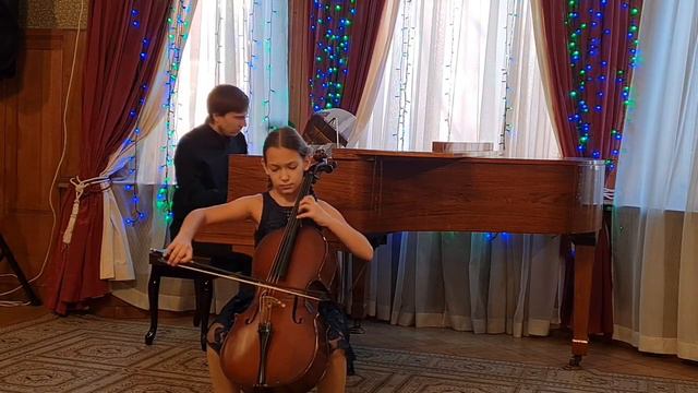 Буркова Мария виолончель И. С. Бах Ариозо смотреть онлайн