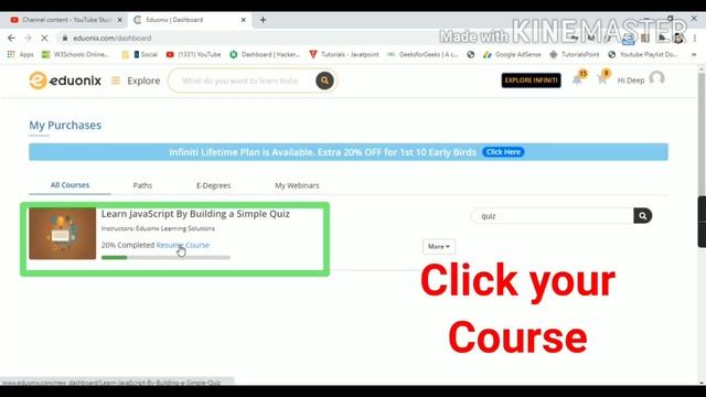 Free Certification Course Make A Simple Quiz with JavaScript tutorial Online Classes #DeepShukla
