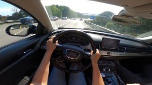 AUDI A8 4.2 V8 TDI (350 HP) || 4K POV Test Drive