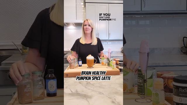 A Low-Calorie & Brain Healthy Pumpkin Spice Latte