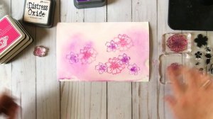 Craft Your Joy Technique Tutorial: Watercolor Stamping Wet Wash Effects