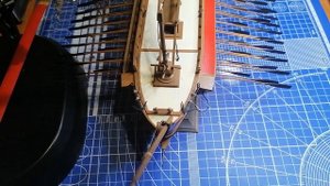 Римская трирема сборка модели, часть 14