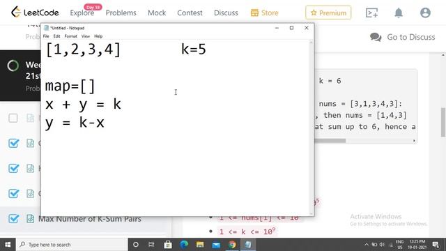 Max Number of K-Sum Pairs | Leetcode 1679 | leetcode solution смотреть онлайн