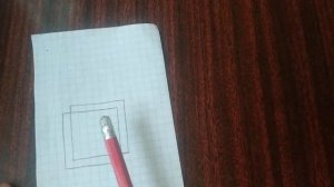 рисуем объемный  квадрат