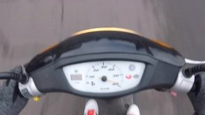 Замер максимальной скорости Yamaha jog