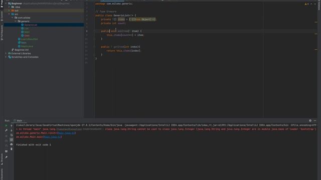 6 Generic Type Type Erasure смотреть онлайн