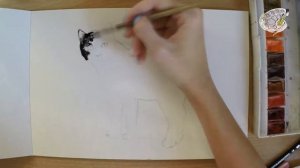 Техника рисования акварелью по мокрому.  Видео поэтапного рисования акварелью для начинающих